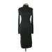 Express Casual Dress - Midi: Black Dresses - New - Women's Size Large