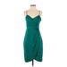 Banana Republic Casual Dress - Wrap: Teal Dresses - New - Women's Size 4