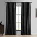 Exclusive Fabrics Essential Polyester Solid Blackout Curtains - Thermal Insulated Window Curtains Rod Pocket (Single Panel)