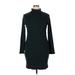 Old Navy Casual Dress - Sweater Dress: Black Solid Dresses - Women's Size X-Large