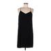 Express Casual Dress - Shift: Black Solid Dresses - Women's Size Medium