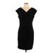 MICHAEL Michael Kors Casual Dress - Sheath: Black Solid Dresses - Women's Size Large