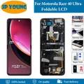 6.9 "AMOLED originale per Motorola Razr 40 Ultra pieghevole LCD Touch Screen Digitizer per Moto Razr Plus 2023 XT2321-3 LCD sostituire