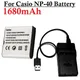 1680mAh np-40 NP40 Batterie avec Chargeur Pour mol Exilim EX-Z600 EX-Z750 Z1000 Z1050 Z1080 FC100
