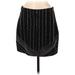 Zara Casual Skirt: Black Jacquard Bottoms - Women's Size Medium