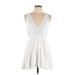 Ocean Drive Clothing Co. Cocktail Dress: White Dresses - Women's Size Large