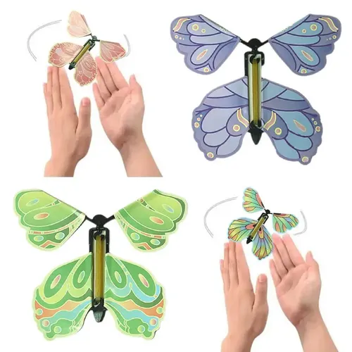 Fliegende Schmetterlinge Verpuppung in Schmetterling magische Requisiten magische fliegende
