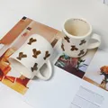 Tasses en céramique ours mignon marque de lait de café tasse à café rétro standard thé de