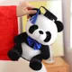 26cm New Doctor Panda Plush Toys Kawaii Panda Bears with Doctorial Hat Plushie Doll Stuffed Animal