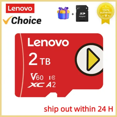 100% original Lenovo Micro TF SD-Karte 1TB 2TB 4k Hoch geschwindigkeit klasse 10 SD-Speicher karte