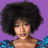Debuttion parrucca riccia Afro crespo per le donne Remy capelli umani brasiliani parrucche per