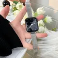 Bracelet en maille pour Apple Watch Bracelet fin pour femme Acier inoxydable Correa SE 6 5 4