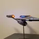 Star Trek Enterprise Model Figure avec lumière Starship Collecemballages Model Decor Metal