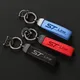 Porte-clés en cuir et métal pour Ford ST Line Fi.C. porte-clés de style de voiture Focus x 2 3