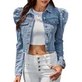 Autumn Jackets Women Fashion Ripped Denim Jackets 2022 Pockets Hole Short Jean Jackets Coats Female