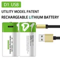 Batterie lithium-ion aste adaptée aux cuisinières à gaz chauffe-eau piles LR20 USB D1 1.5V