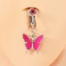 Faux Fake Belly Butterfly Fake Belly Piercing Heart Clip On ombelicale ombelico ombelico anello per