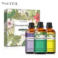 3pcs 30ML Set Pure Plant Natural Essential Oils Gift Box Kits Mint Lemon Lavender Sandalwood