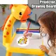 Children Drawing Board Projection Table Light Toy For Boy Сoloring Pen Book Tool Set Girl Learning