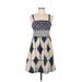 Maeve Casual Dress - Mini Square Sleeveless: Ivory Dresses - Women's Size 6