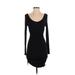 Princess Polly Cocktail Dress - Bodycon: Black Solid Dresses - Women's Size 2