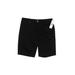 L-RL Lauren Active Ralph Lauren Athletic Shorts: Black Solid Activewear - Women's Size 10