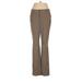 Eddie Bauer Dress Pants - Mid/Reg Rise: Tan Bottoms - Women's Size 2