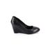 Aldo Wedges: Black Print Shoes - Women's Size 7 1/2 - Closed Toe