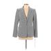 Calvin Klein Blazer Jacket: Blue Houndstooth Jackets & Outerwear - Women's Size 10