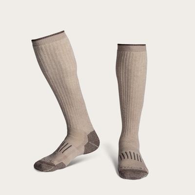 Tecovas Men's Merino Wool Socks (2-Pack), Oak, Size M/L (M: 8-12)