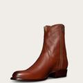 Tecovas Men's The Dean Zip Boots, Round Toe, 8" Shaft, Bourbon, Calfskin, 1.25" Heel, 9.5 EE