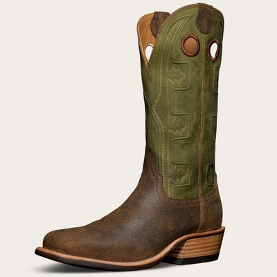 Tecovas Men's The Cody Boots, Broad Square Toe, 13.5" Shaft, Sandstone, Roughout, 2" Heel, 11.5 D