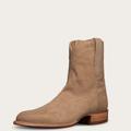 Tecovas Men's The Roy Zip Boots, Round Toe, 8" Shaft, Granite, Suede, 1.25" Heel, 13 D