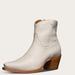 Tecovas Women's The Daisy Zip Boots, 6" Shaft, Bone, Bovine, 2.5" Heel, 10 B