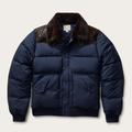 Tecovas Men's Western Puffer Jacket, Navy, Duck-Down Insulated, Size XL