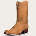 Tecovas Men's The Johnny Cowboy Boots, Round Toe, 12" Shaft, Honey, Suede, 1.5" Heel, 8.5 D