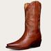 Tecovas Women's The Sadie Cowgirl Boots, 11" Shaft, Rustic Brown, Bovine, 2" Heel, 8 B