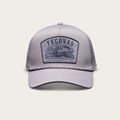 Tecovas Dream of Horses Trucker Hat, Gray, Cotton/Polyester