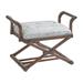 Tommy Bahama Outdoor Echo Bench Cotton in Blue/Gray/White | 23 H x 32 W x 21.5 D in | Wayfair 01-1206-44-41