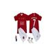 Manchester United Ronaldo Moscow 2008 Champions League Final Red Set Of 4 Kids Football Jersey