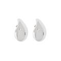 Drop Sterling Silver Earrings - White - Bottega Veneta Earrings