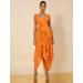Women's Annabel Ruffle Dress in Russet Orange / 12 | BCBGMAXAZRIA