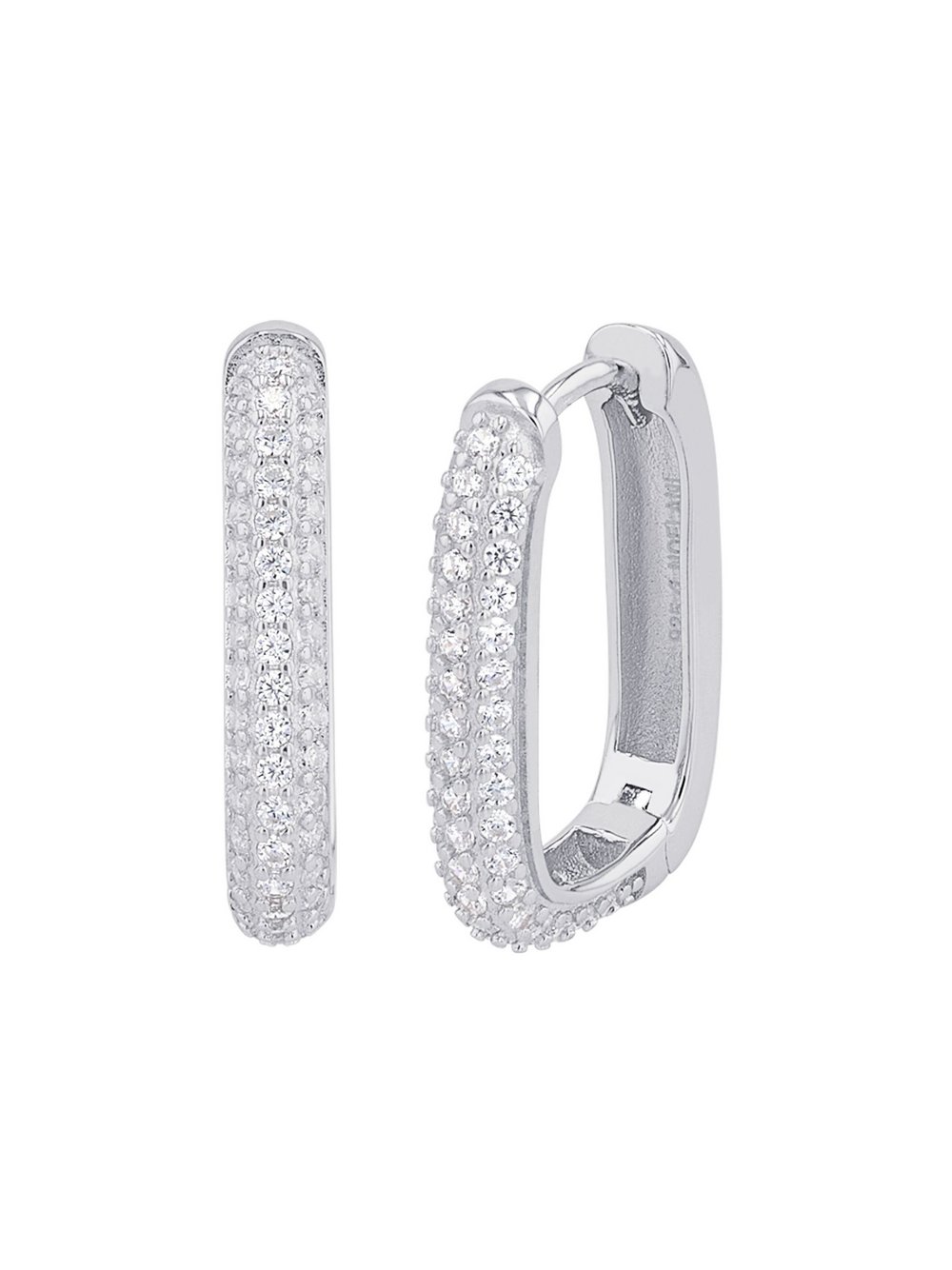 NOELANI Creolen Damen silber, ONE SIZE Image