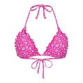 Chiemsee Gemustertes Triangel-Bikini-Top Damen pink, 42A