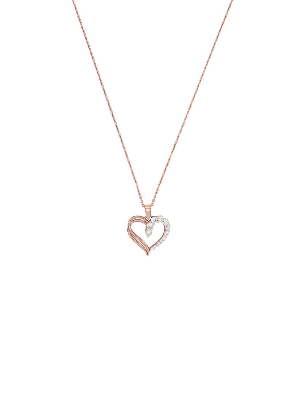 amor Kette mit Anhänger Damen roségold, 45 Image