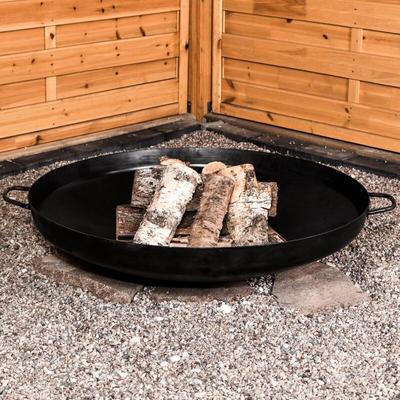 Feuerschale köhko Garten Kumpel Klöpperboden mit Griffen Ø 79 cm Madrid Feuerschale Pflanzschale Image