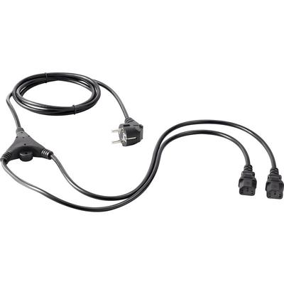 SY-5178378 Kaltgeräte Y-Kabel Schwarz 2 m - Sygonix Image