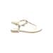 MICHAEL Michael Kors Sandals: Gold Shoes - Women's Size 7 1/2