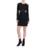 Long Sleeve Cutout Cocktail Dress