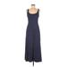 Old Navy Casual Dress - A-Line Scoop Neck Sleeveless: Blue Print Dresses - Women's Size Medium